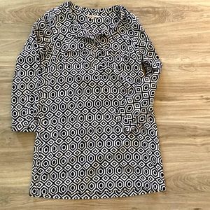 Black & White Patterned Dress